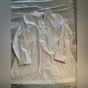 Talbots White NWT Tunic blouse. Size 4
